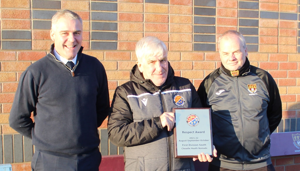 Cheadle Heath Nomads Receive Division One South Respect Award